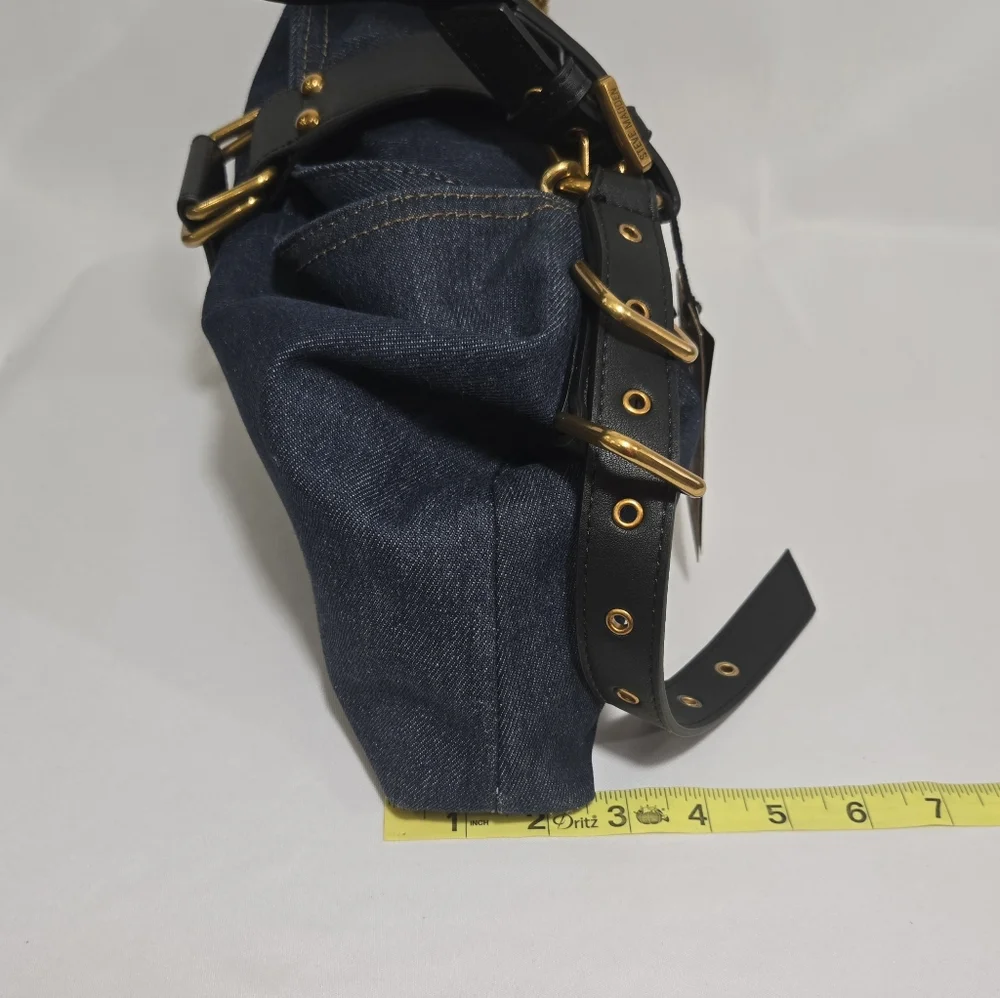 Steve Madden Balyssa Dark Demin Large Demin Hobo Purse